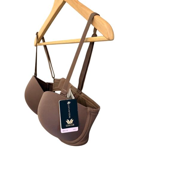 Wacoal Convertible Underwire Bra 854119 Mocha Brown 34D NWT $60 Retail - Picture 5 of 8